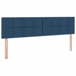 vidaXL Lit de Rangement Bleu 180 x 200 cm Cuir synthétique