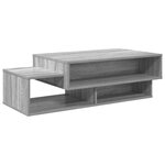 vidaXL Table basse Gris Sonoma 105 x 50 x 32 5 cm Bois d'ingénierie