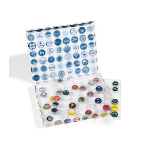 Coffret illustré pour présenter 96 capsules de bière sodas.