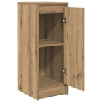 vidaXL Buffet chêne artisanal 29 5x34x76 cm bois d'ingénierie