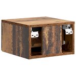 vidaXL Cabinet de chevet mural Bois ancien 34 5 x 33 x 20 cm