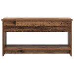 vidaXL Table basse Bois ancien 102 x 50 x 52.5 cm Bois d'ingénierie