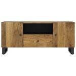 vidaXL Meuble TV 105x33 5x46 cm bois de manguier et d'ingénierie