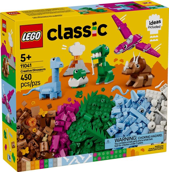 LEGO Classic - Ensemble de Construction Dinosaures Créatifs - 11041