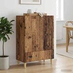 vidaXL Buffet Bois ancien 66 x 34 5 x 95 cm Bois d'ingénierie