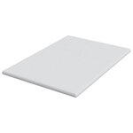 vidaXL Coussins de Matelas Blanc 160 x 200 cm