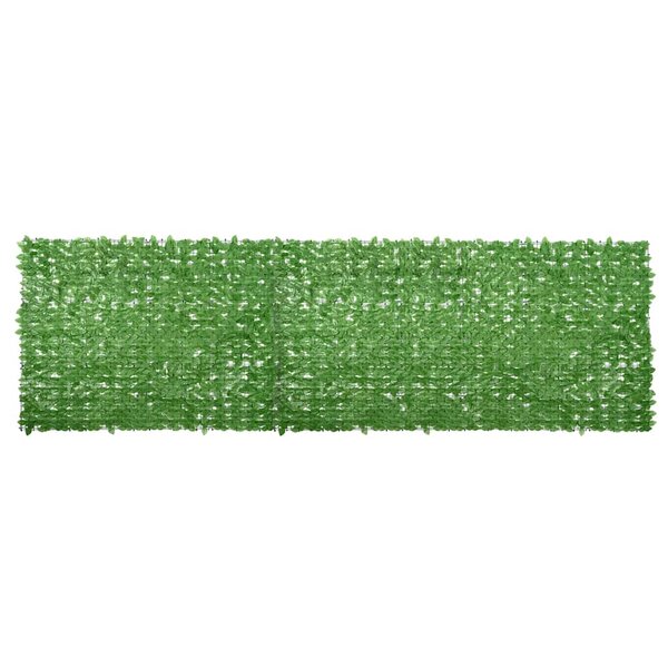 vidaXL Écran de balcon avec feuilles vert 600x150 cm