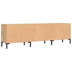 vidaXL Meuble TV chêne artisanal 150x30x44 5 cm bois d'ingénierie