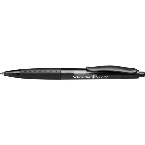 Stylo à bille Suprimo noir Pointe Moyenne Noir SCHNEIDER