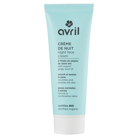 Avril - crème de nuit 50ml - peaux normales & mixtes -