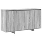 vidaXL Buffet Sonoma gris 135 x 41 x 69 cm Bois d'ingénierie