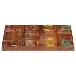 vidaXL Dessus de table 50x50x3 8 cm carré bois massif de récupération