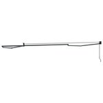 vidaXL Auvent Anthracite 4 5 ×3 m Métal