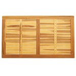 vidaXL Plateau de table Marron 120 x 70 x 2 cm Bois d'acacia massif