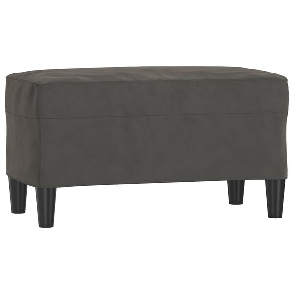 vidaXL Banc Gris foncé 70x35x41 cm Velours