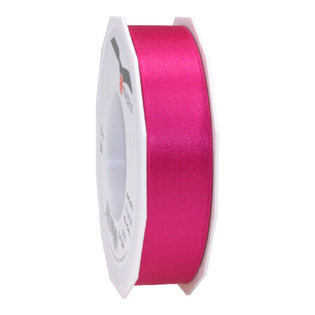 Satin double face 25-m-rouleau 25 mm magenta