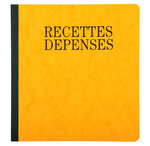 Piqûre 21x19cm Recettes-dépenses 80 Pages - Couleurs Assorties - X 5 - Exacompta