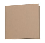 Etui de 5 cartes pliées grain de pollen 135x135 ficelle clairefontaine