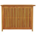 vidaXL Boîte de rangement de jardin 75x75x58 cm bois massif d'acacia