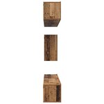 vidaXL Ensemble meuble TV 6 Pièces Bois ancien 100 x 30 x 30 cm