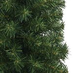 vidaXL Sapin de Noël artificiel mince avec support vert 180 cm PVC