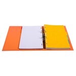 Classeur À Levier Pvc A4 Dos De 50mm. - Orange - X 10 - Exacompta