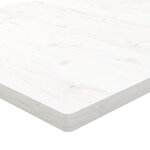 vidaXL Dessus de bureau blanc 100x60x2 5 cm bois massif de pin