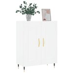 vidaXL Buffet blanc 69 5x34x90 cm bois d'ingénierie