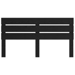 vidaXL Tête de lit Chêne noir 200 cm Bois d'ingénierie