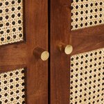 vidaXL Buffet Marron 60 x 33 x 75 cm Bois de mangue massif