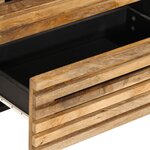 vidaXL Buffet 60x34x75 cm bois de manguier massif brut