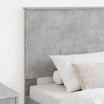 vidaXL Tête de lit Gris béton 75 cm Bois d'ingénierie