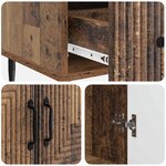 vidaXL Buffet Bois ancien 66 x 34 5 x 95 cm Bois d'ingénierie