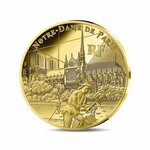 UNESCO - CATHÉDRALE NOTRE-DAME DE PARIS  RIVES DE SEINE Monnaie de 200€ Or