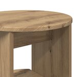 vidaXL Meuble d'appoint Chêne artisanal 40 x 40 x 100 cm