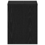vidaXL Tables de chevet 2Pièces chêne noir 40x30x40cm bois d'ingénierie