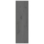 vidaXL Armoires murales 2 Pièces Gris 30x30x100 cm Bois de pin massif