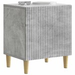 vidaXL Cabinet de chevet Gris béton 43 x 34 5 x 50 cm