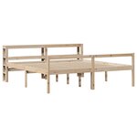 vidaXL Lit pour personne âgée et tête de lit 200x200cm bois pin massif