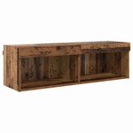 vidaXL Ensemble de meuble TV mural 5 Pièces Bois ancien Bois d'ingénierie