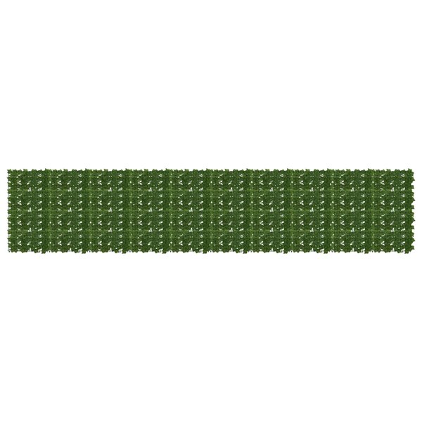 vidaXL Écran de balcon avec feuilles Vert 500 x 100 cm