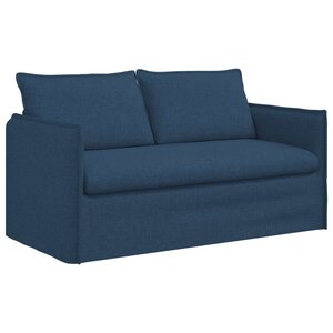 vidaXL Canapé Bleu 156 x 82 x 85 cm tissu