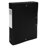 Boite De Classement Exabox Dos 60mm Polypropylène 7/10e Opak - A4 - Noir - Exacompta