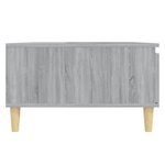 vidaXL Table basse sonoma gris 90x60x35 cm bois d'ingénierie