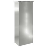vidaXL Boîte de dépôt de colis Noir 44.5 x 29 x 110.5 cm