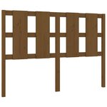 vidaXL Tête de lit Marron miel 125 5x4x100 cm Bois massif de pin