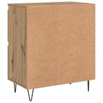 vidaXL Buffet Marron 60 x 35 x 70 cm Bois d'ingénierie