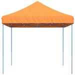vidaXL Tente de réception pliable escamotable orange 410x279x315 cm