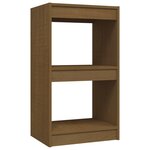 vidaXL Bibliothèque Marron miel 40x30x71 5 cm Bois de pin massif
