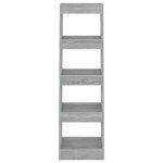 vidaXL Bibliothèque/Séparateur de pièce Sonoma gris 40x30x135 cm